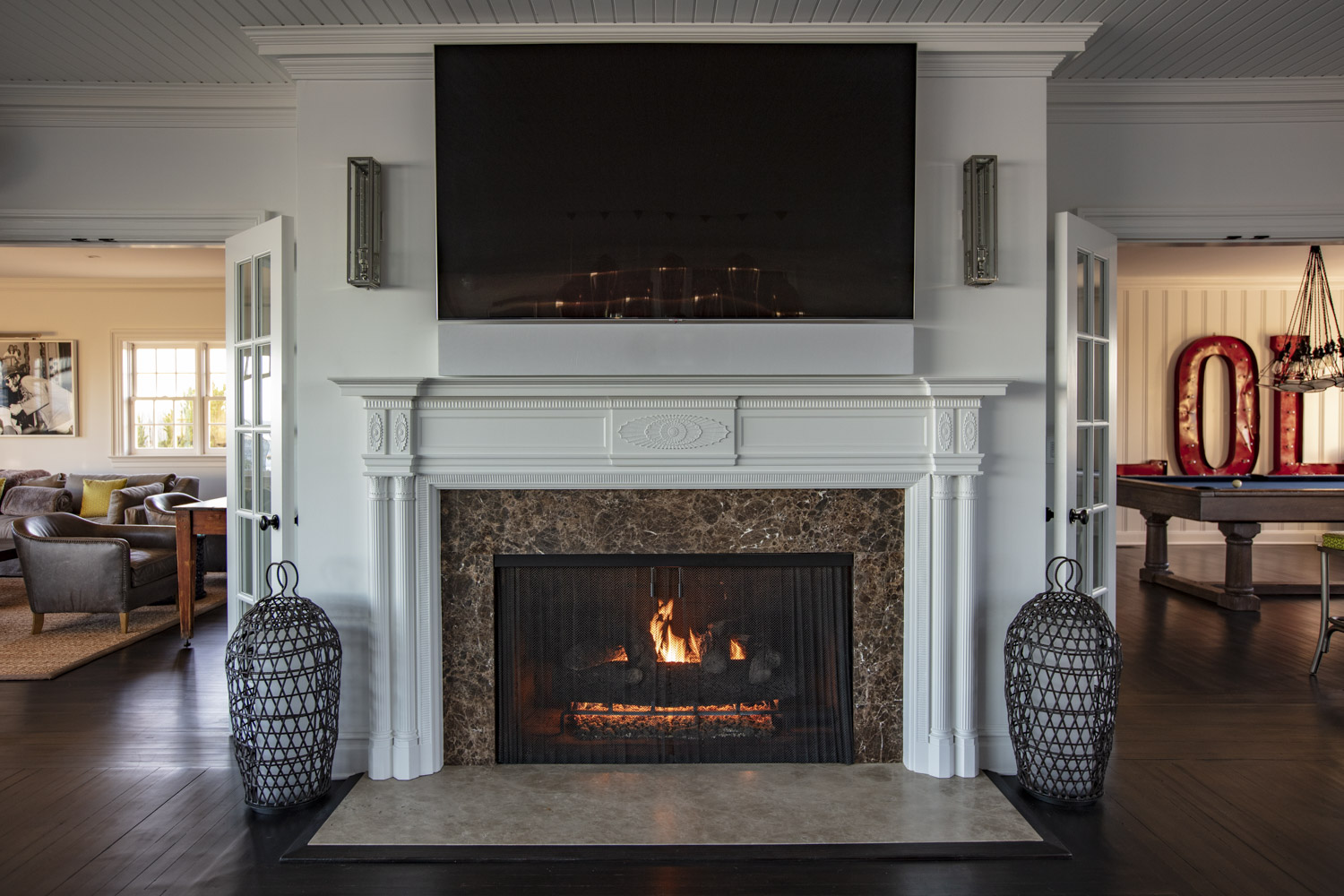 Photo of construction by Ronald Webb Builder.